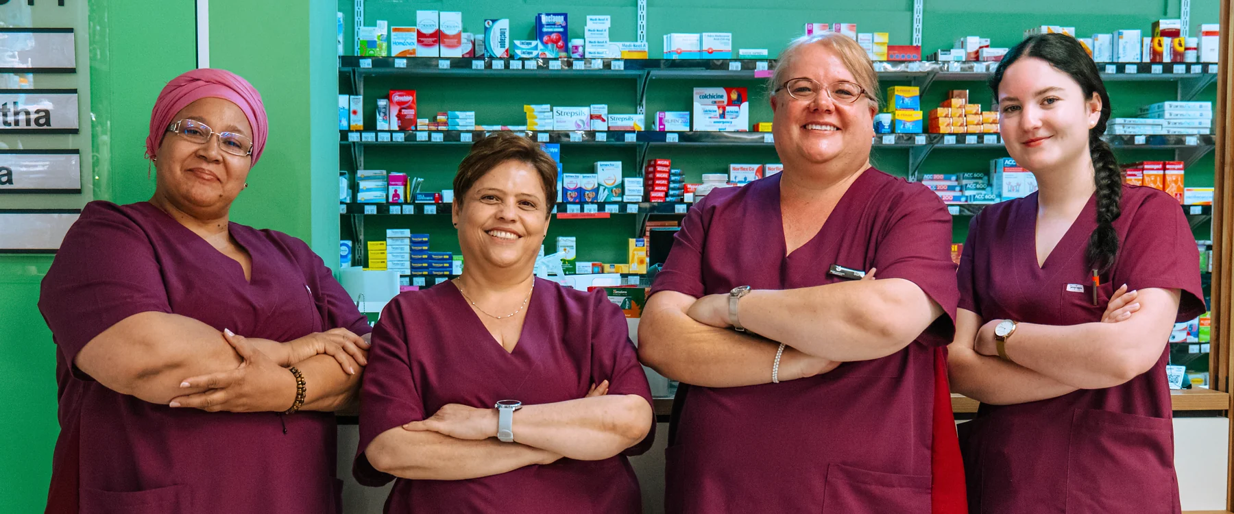 The Pionierspark Pharmacy dispensary team