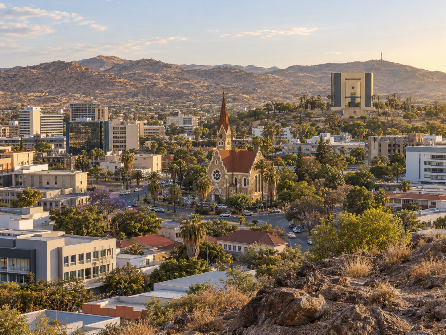 A view of Windhoek